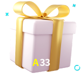 Receba seus bônus de boas-vindas no A33